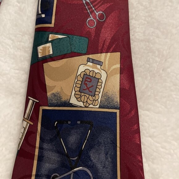 Medical Doctor/Student, Pharmacist, Costume Men’s Tie Father’s Day,Gift, 4x56” - Picture 4 of 6